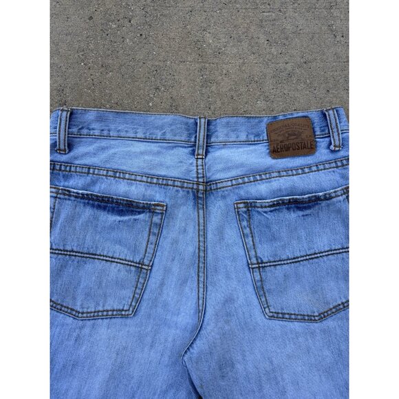 Vintage Y2K Light Washed Denim Aeropostale Bootcut Baggy Loose Fit - Picture 5 of 11